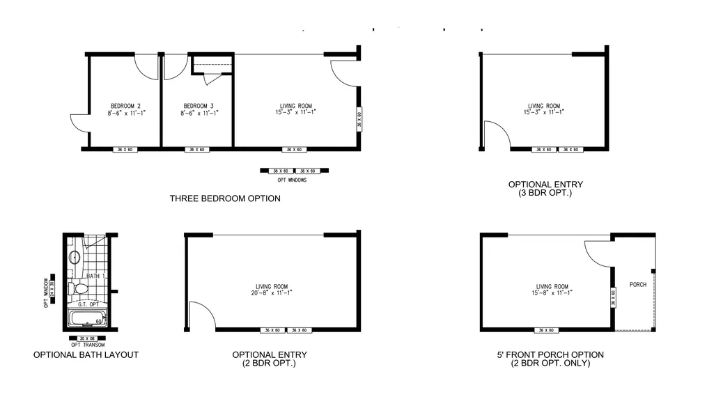 The TURQUOISE Floor Plan. This Manufactured Mobile Home features 2 bedrooms and 2 baths.