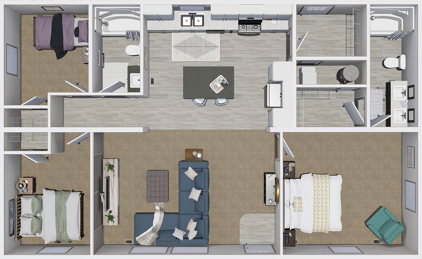 3D floor plan