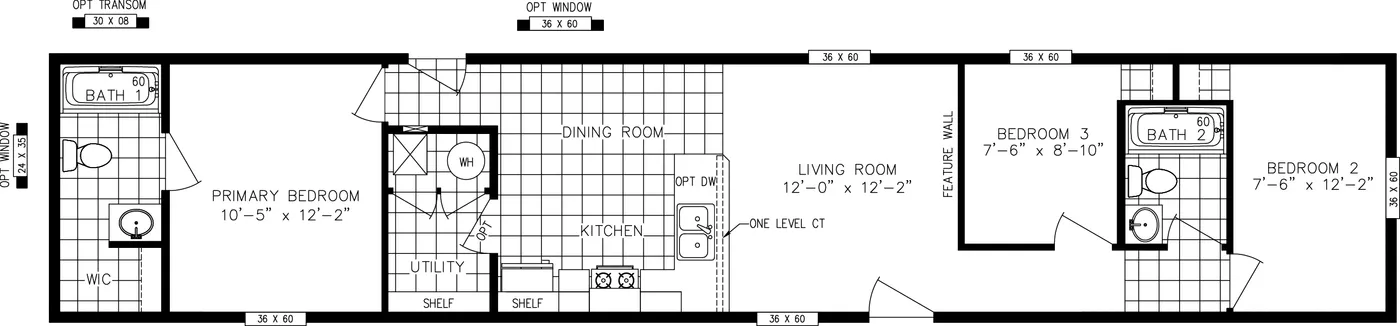 Topaz Standard Floor Plan