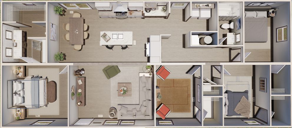 3D floor plan