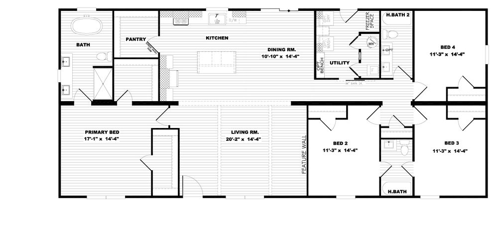 Standard floor plan