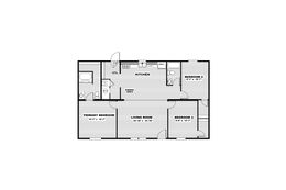 The EXCITEMENT Floor Plan. This Manufactured Mobile Home features 3 bedrooms and 2 baths.