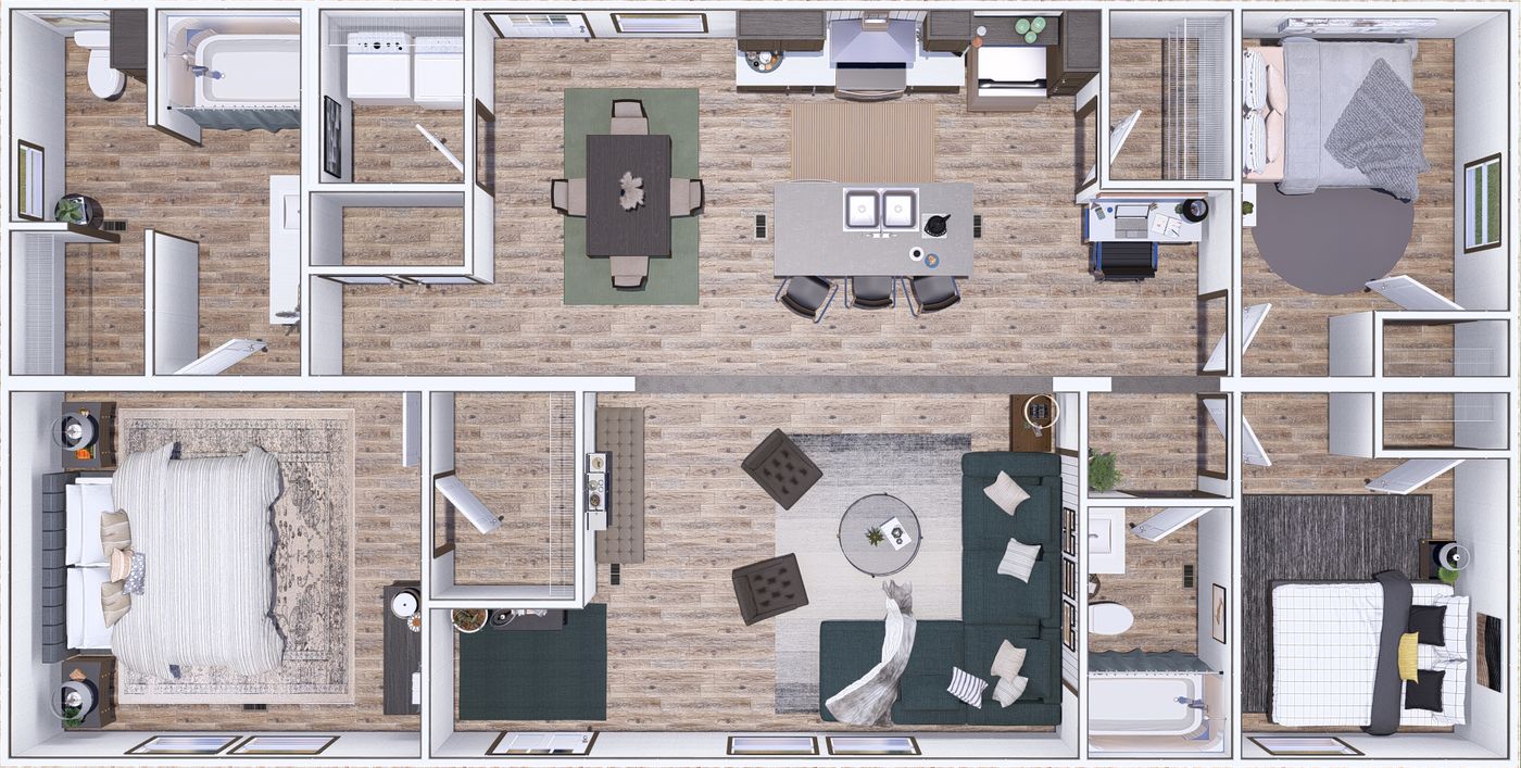 3D floor plan