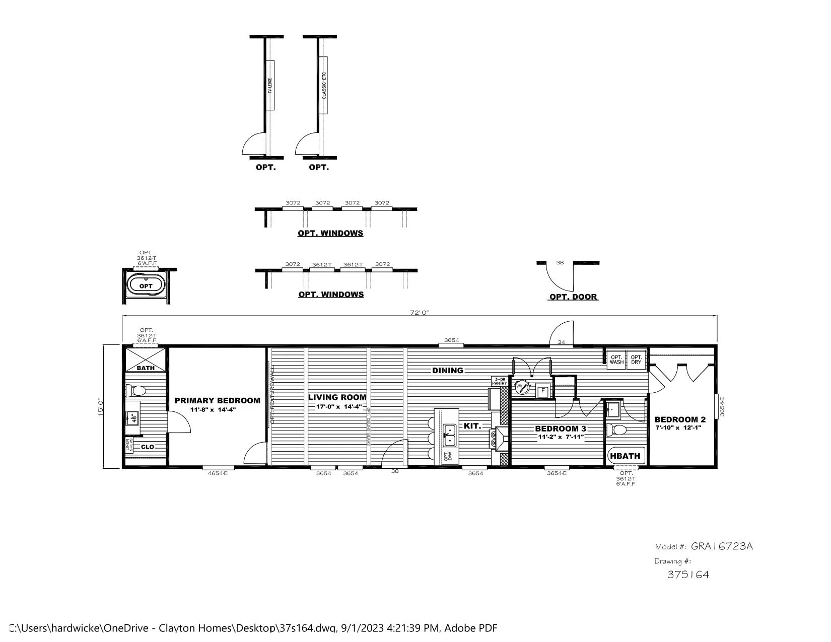 Grand Living 72A Flooplan