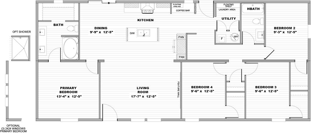 Standard floor plan