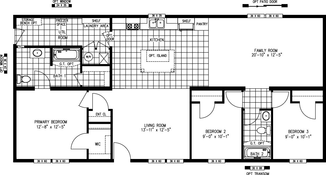 The MOONSTONE End Entry Layout