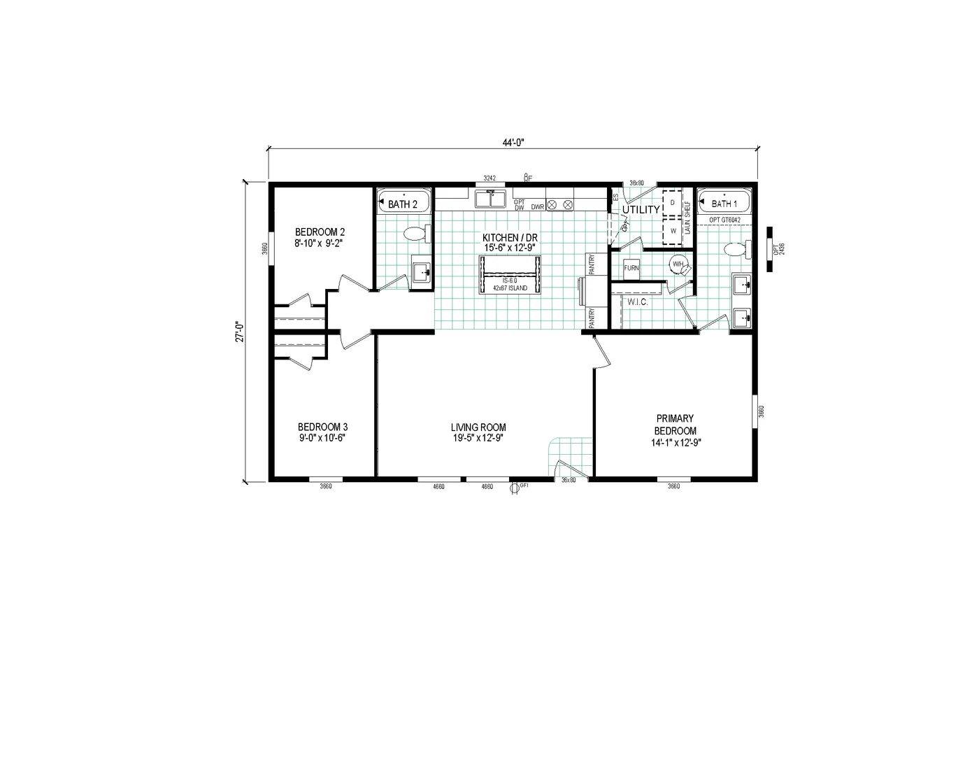 Standard floor plan