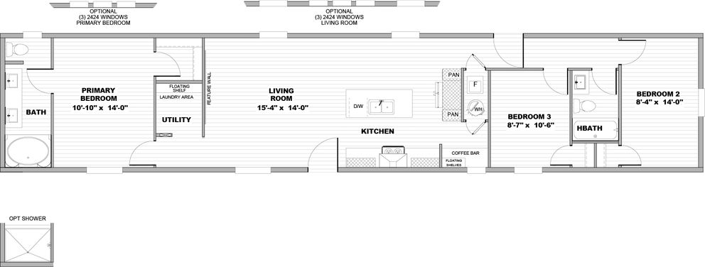 Standard floor plan