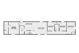 The GRAND Floor Plan. This Manufactured Mobile Home features 4 bedrooms and 2 baths.
