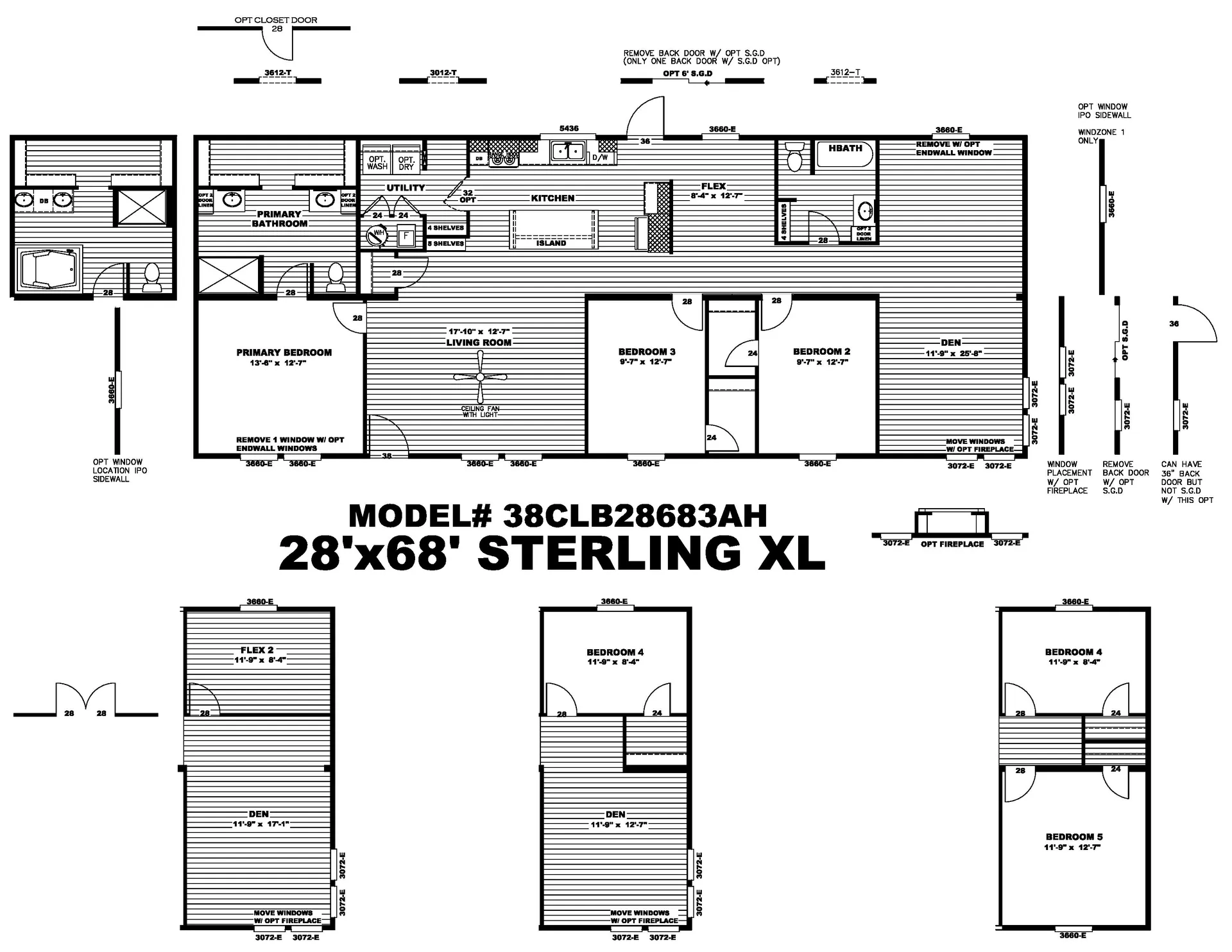 Sterling XL Anniversary Must SEE Home! Flooplan