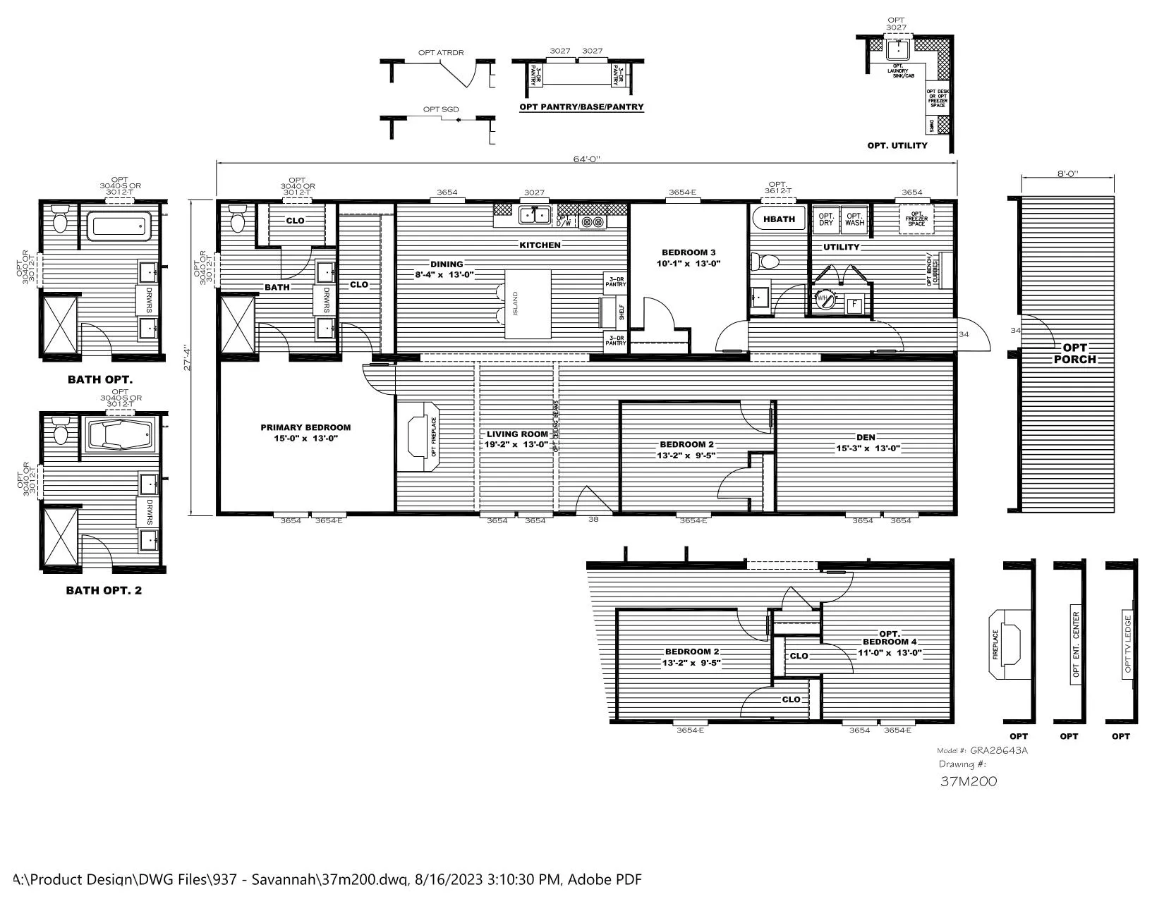 Grand Living 64 Flooplan