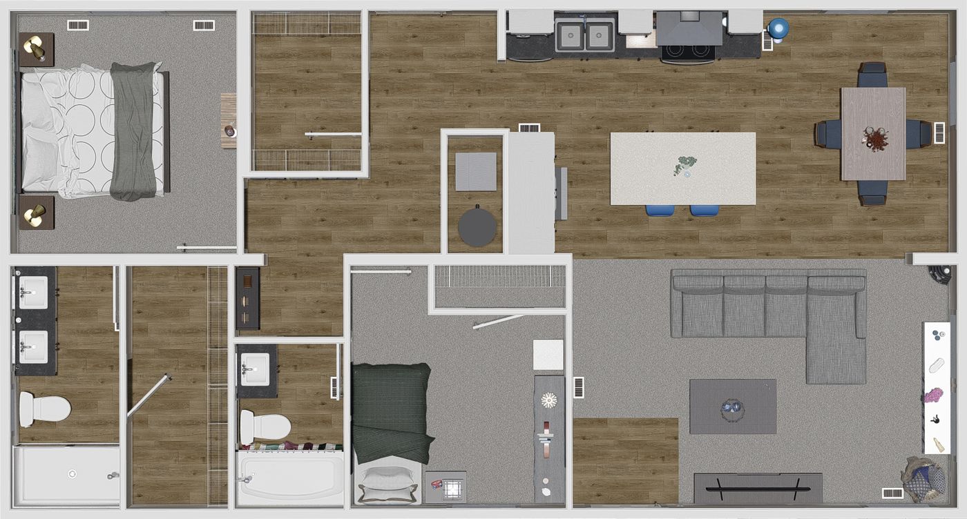 3D floor plan