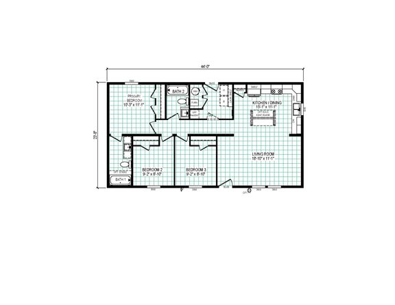 4424-CC53 IRONWOOD 44 Floor Plan