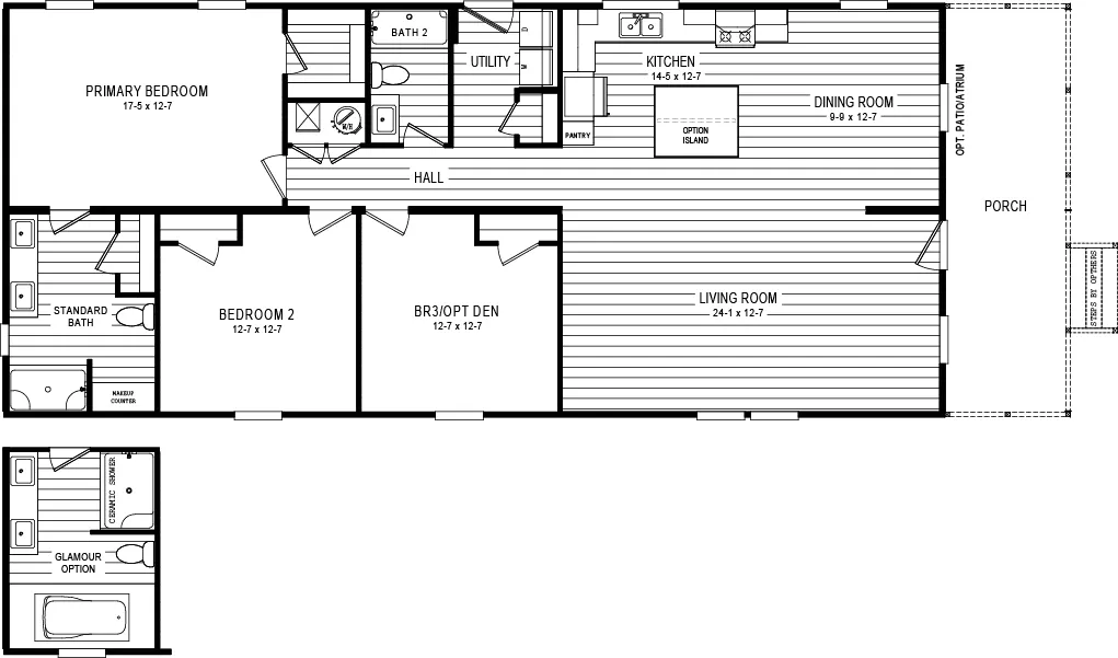 2600 "Caddie" 6828 Flooplan