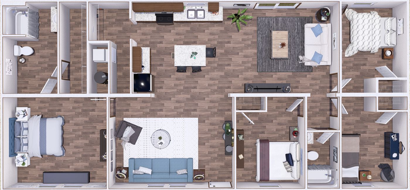 3D floor plan