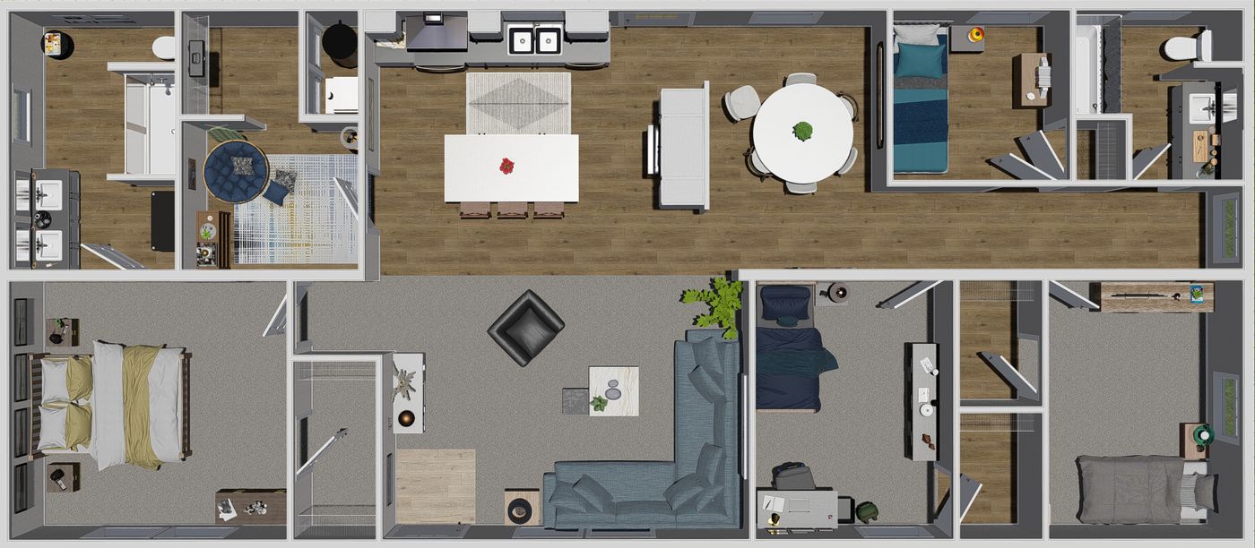 3D floor plan