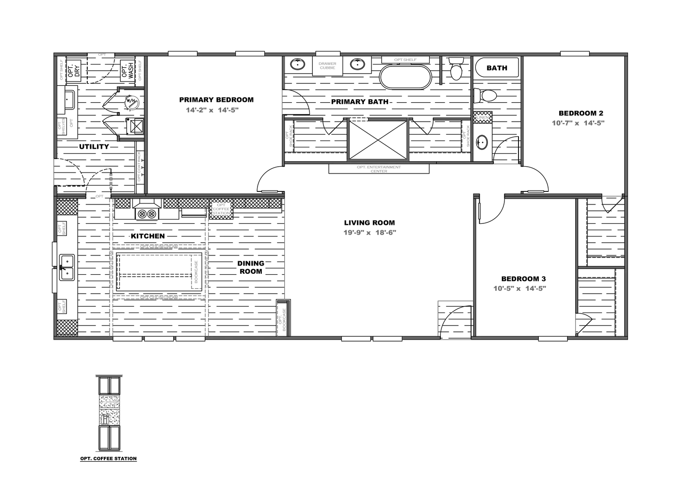 THE FUSION 3260 Floor Plan
