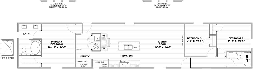Standard floor plan