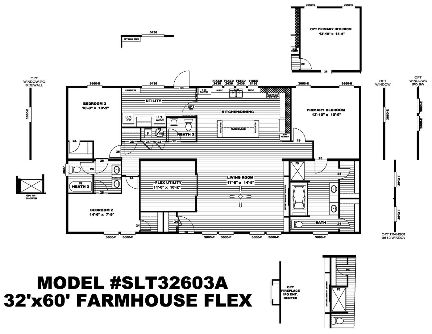 Farmhouse Flex Floor Plan