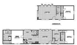 The THE ANNIVERSARY PLUS Floor Plan. This Manufactured Mobile Home features 3 bedrooms and 2 baths.