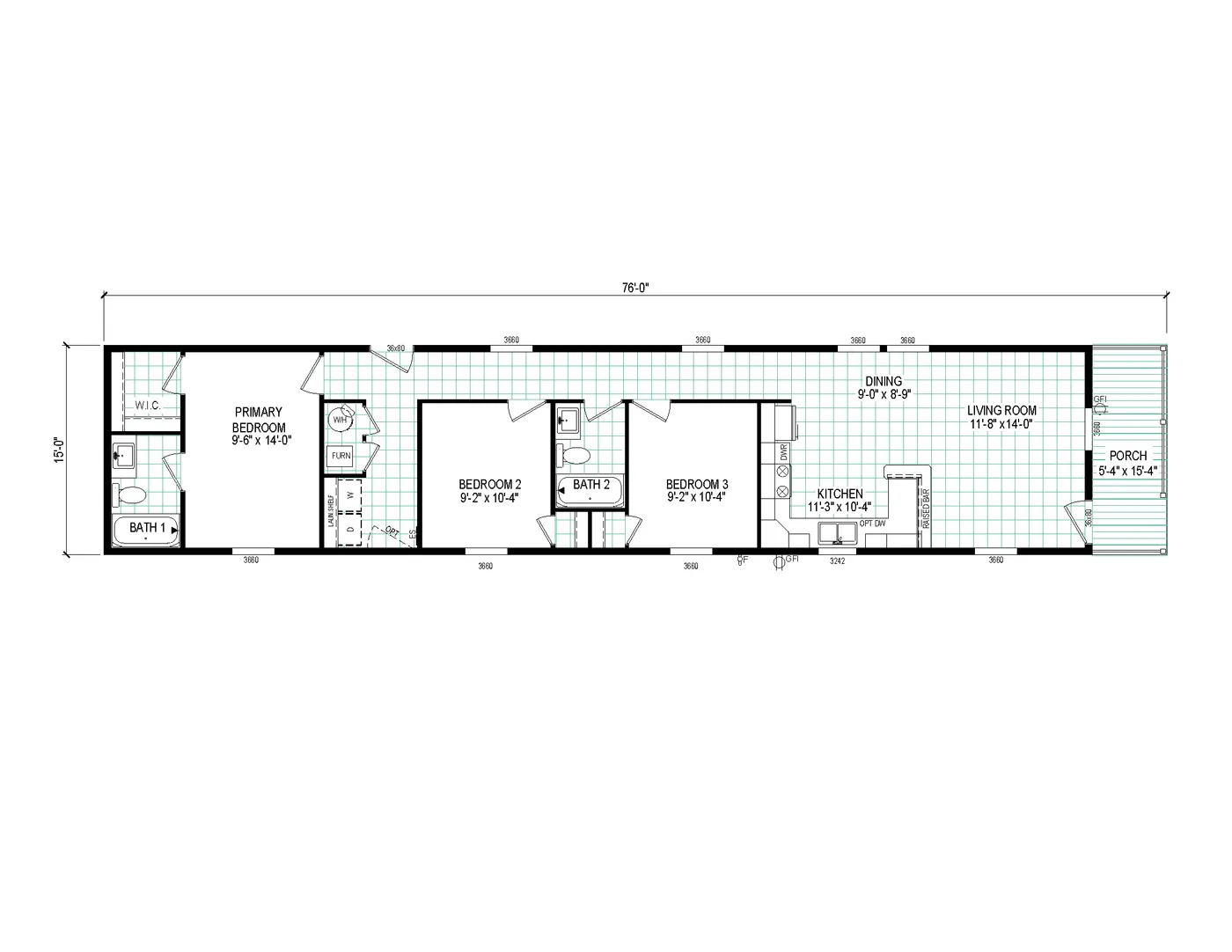 Standard floor plan