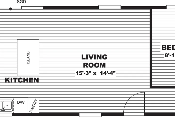 The SPLENDOR Floor Plan. This Manufactured Mobile Home features 3 bedrooms and 2 baths.
