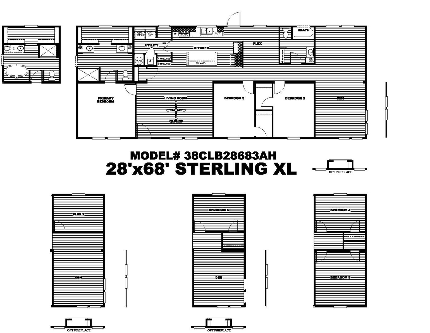 The Sterling XL Anniversary Floor Plan
