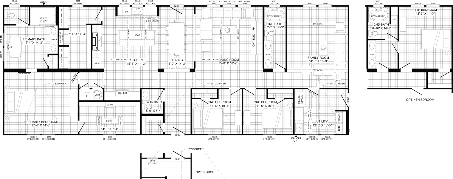 The Rocking Chair Flooplan