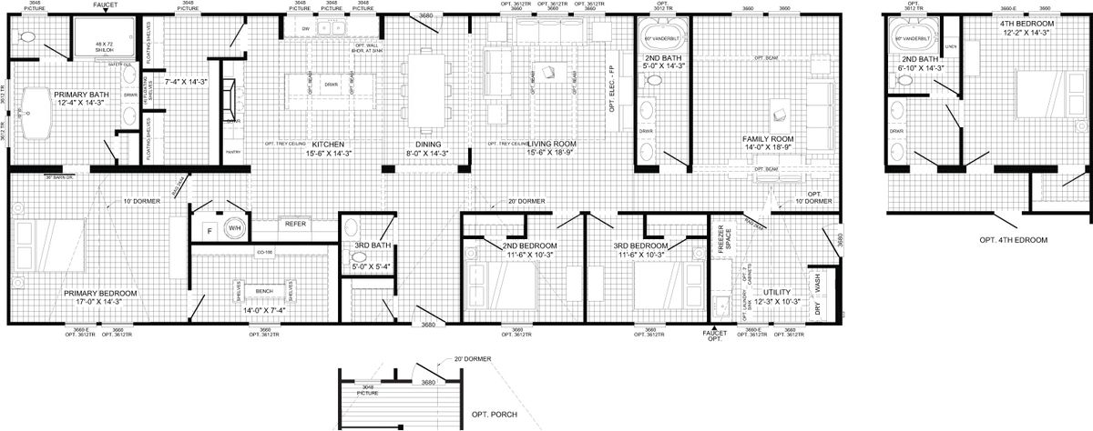 The Rocking Chair Floor Plan