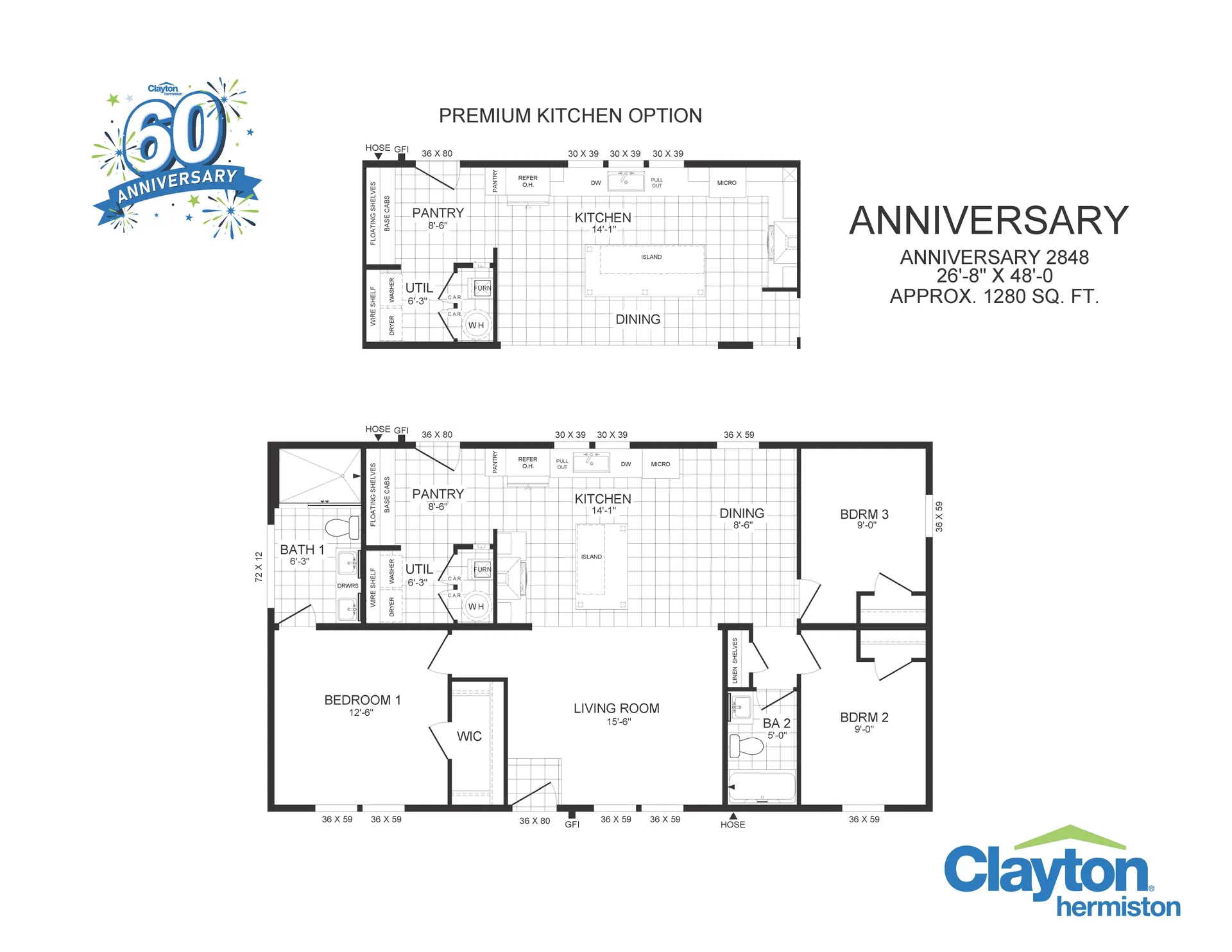 Anniversary 2848 Flooplan