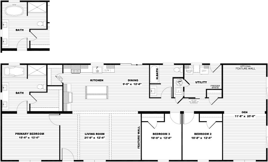 FARM 3 FLEX DEN Floor Plan