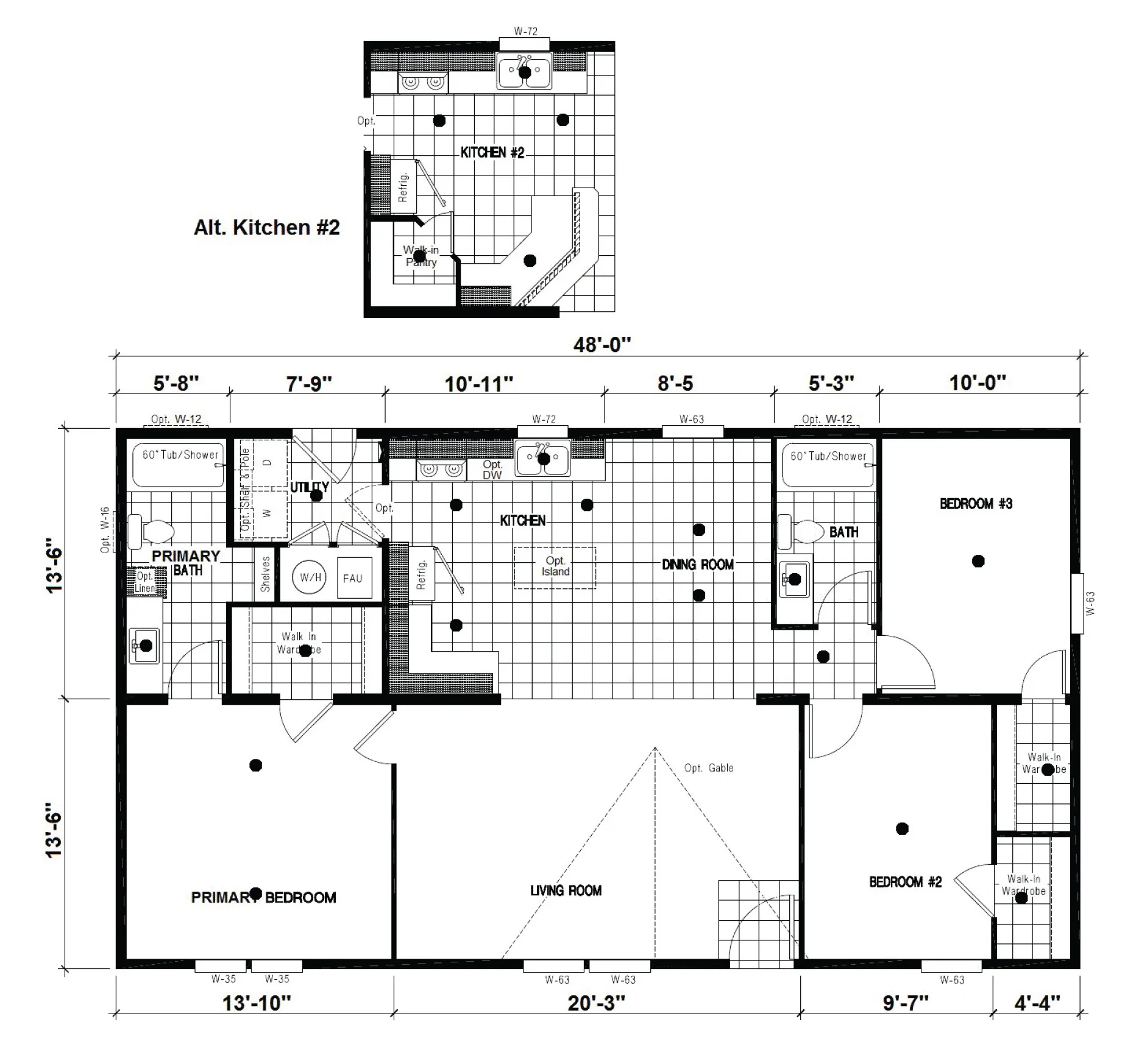 DRM481F 48'              Dream Flooplan