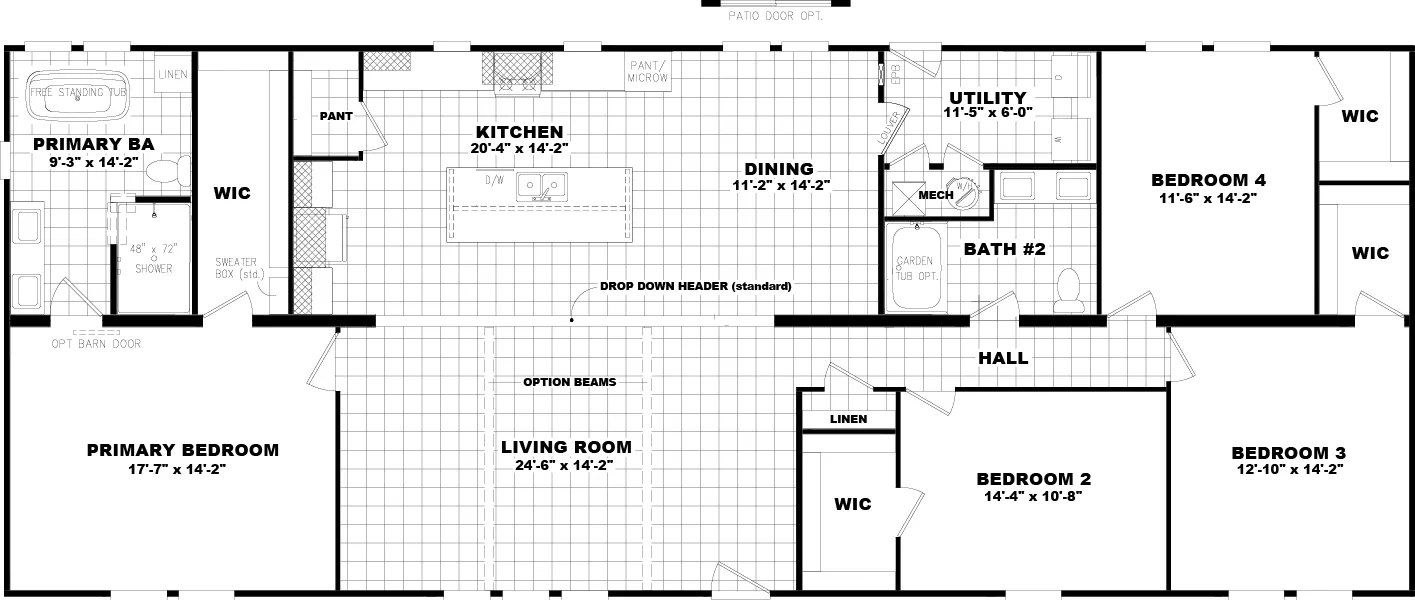 3238 Big Country HUD Flooplan