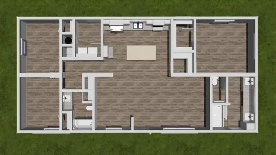 The CATALINA Floor Plan. This Manufactured Mobile Home features 3 bedrooms and 2 baths.