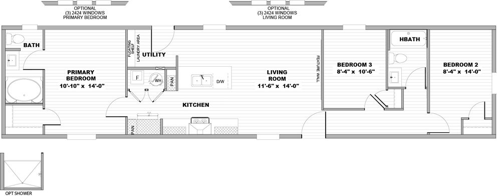 Standard floor plan