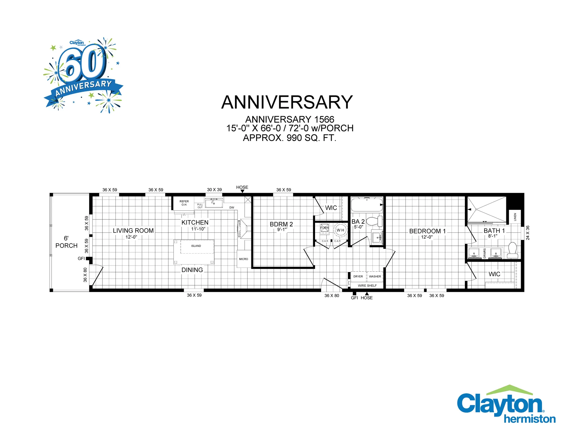 Anniversary 1566 Flooplan