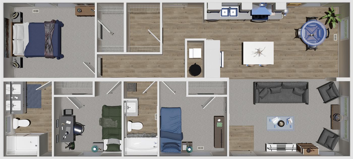 3D floor plan