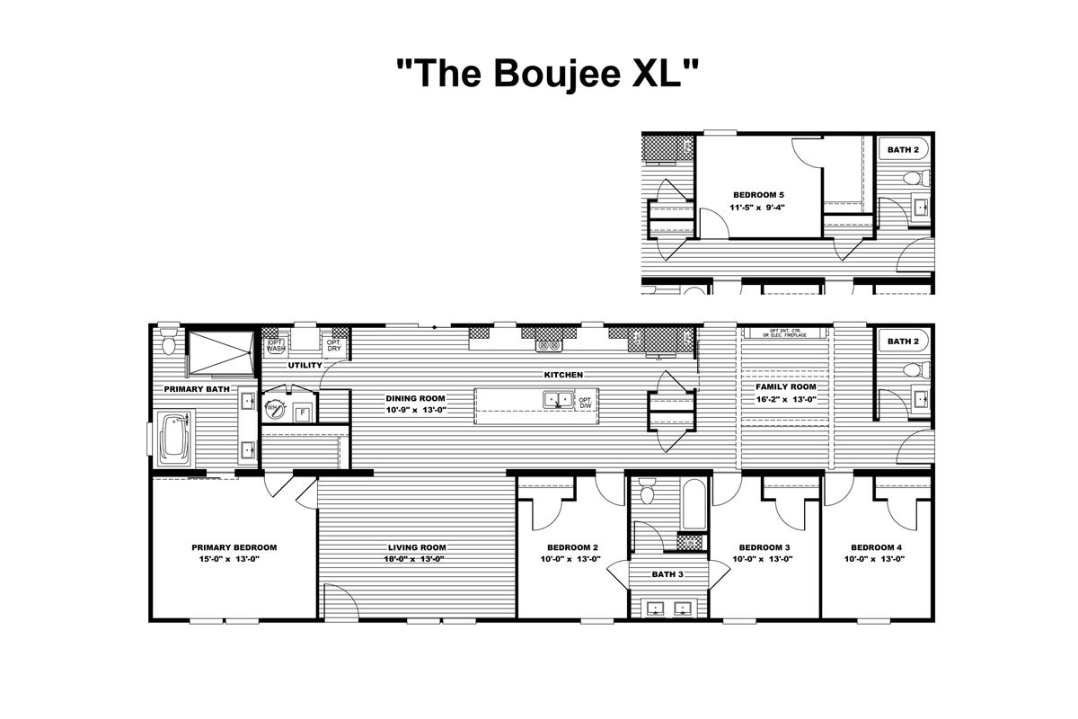 Boujee XL 2 Floor Plan