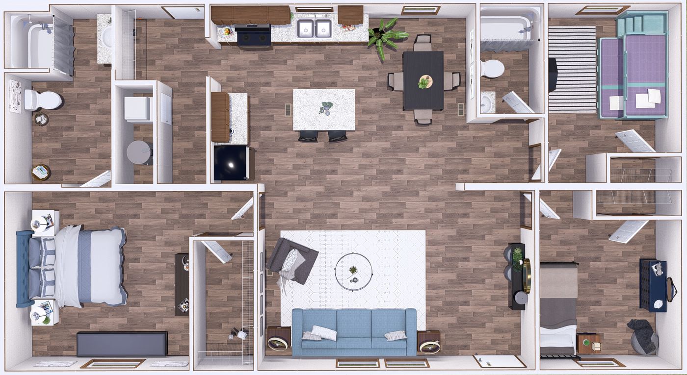 3D floor plan