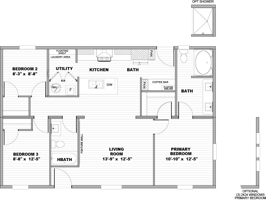 Standard floor plan