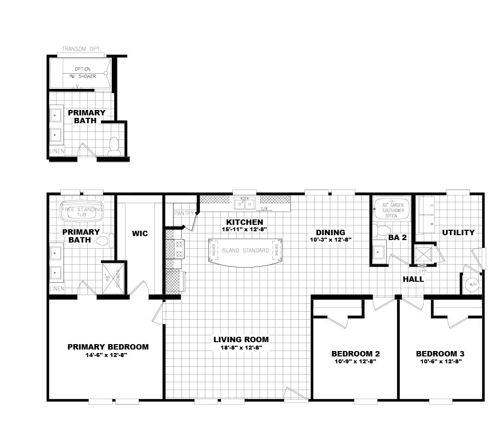 3542 THE WATERWAY MOD Floorplan