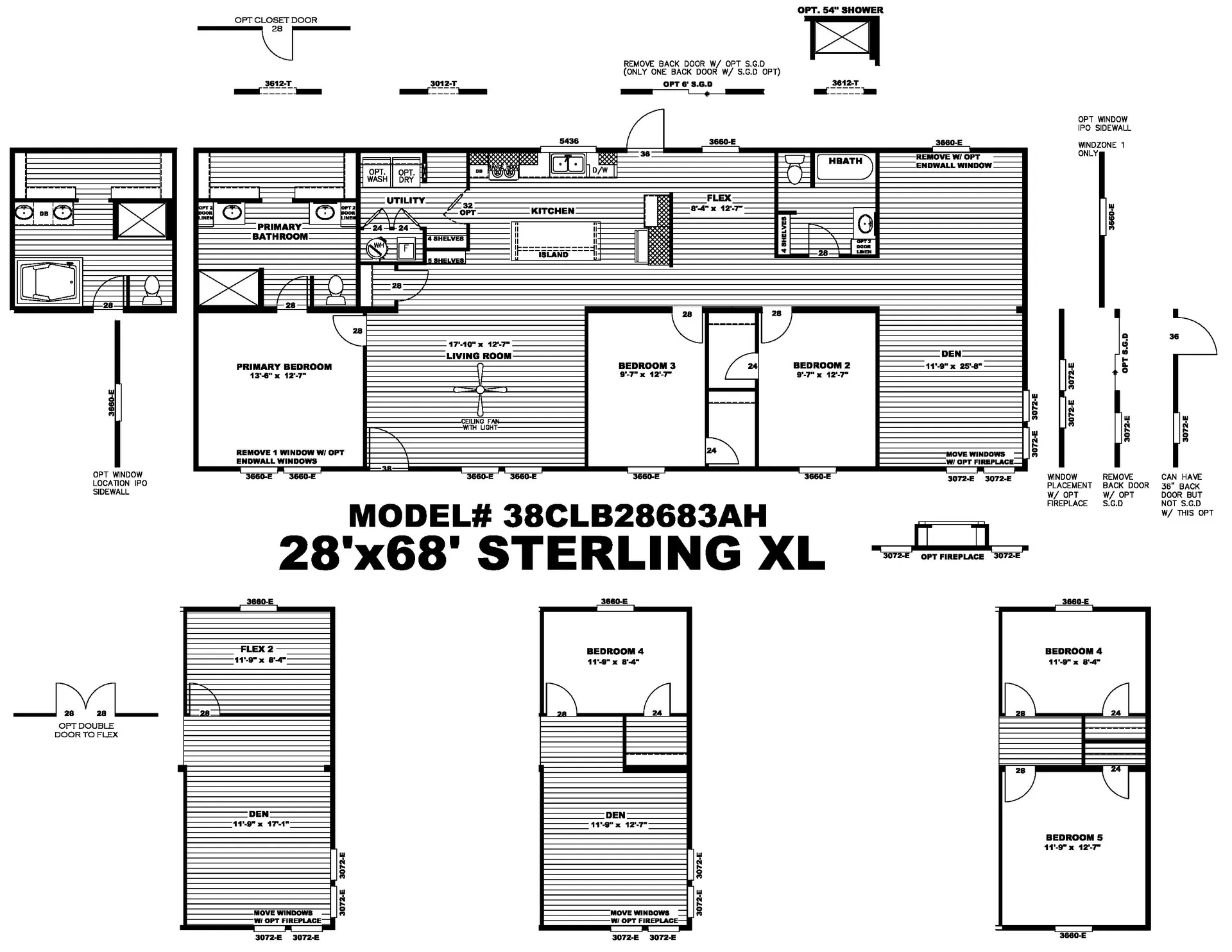Sterling XL Anniversary Flooplan