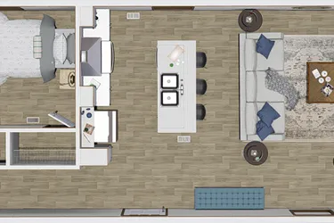 The BALANCE Floor Plan. This Manufactured Mobile Home features 3 bedrooms and 2 baths.