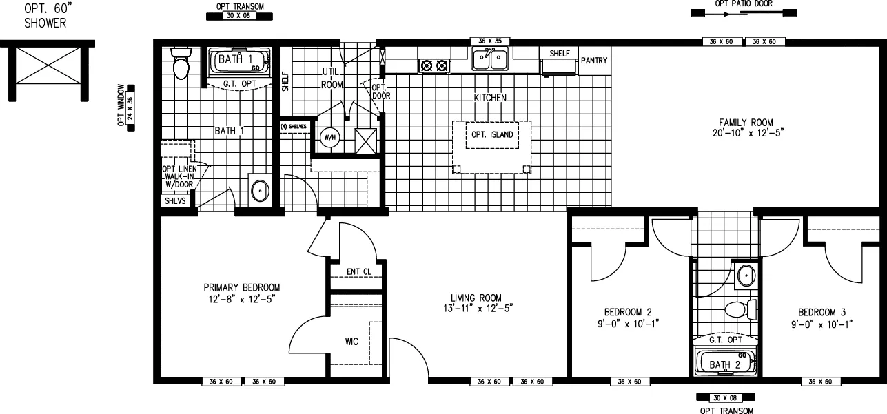 The MOONSTONE Standard Floor Plan