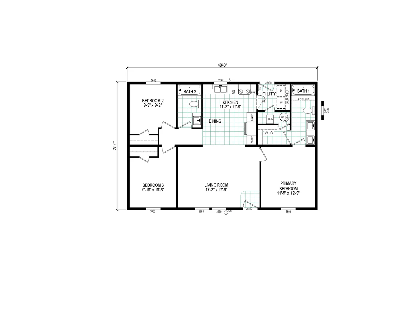 Standard floor plan