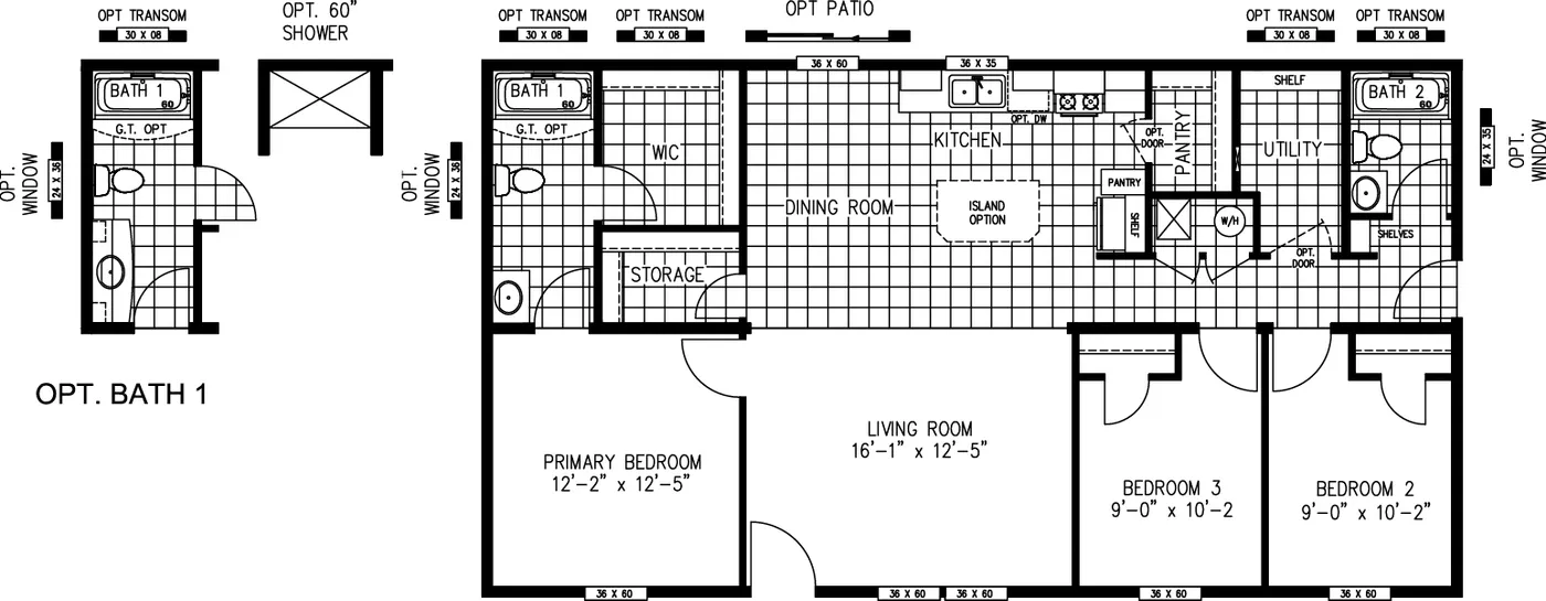 The AMETHYST End Entry Floor Plan