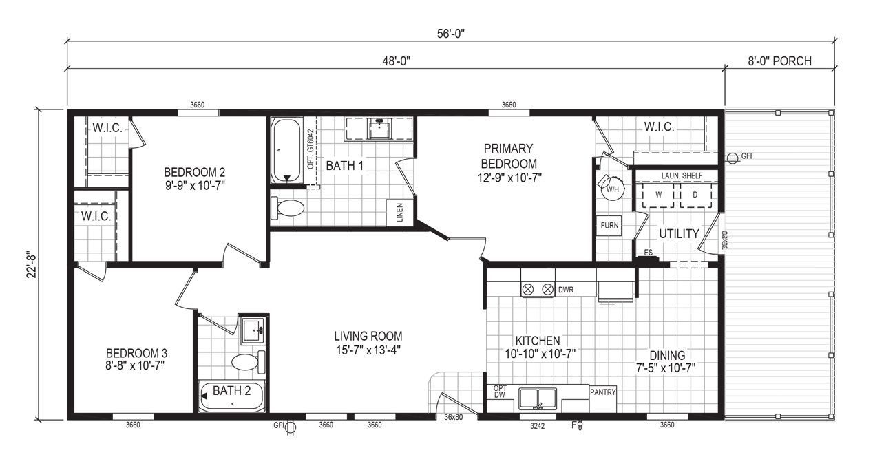 Standard floor plan