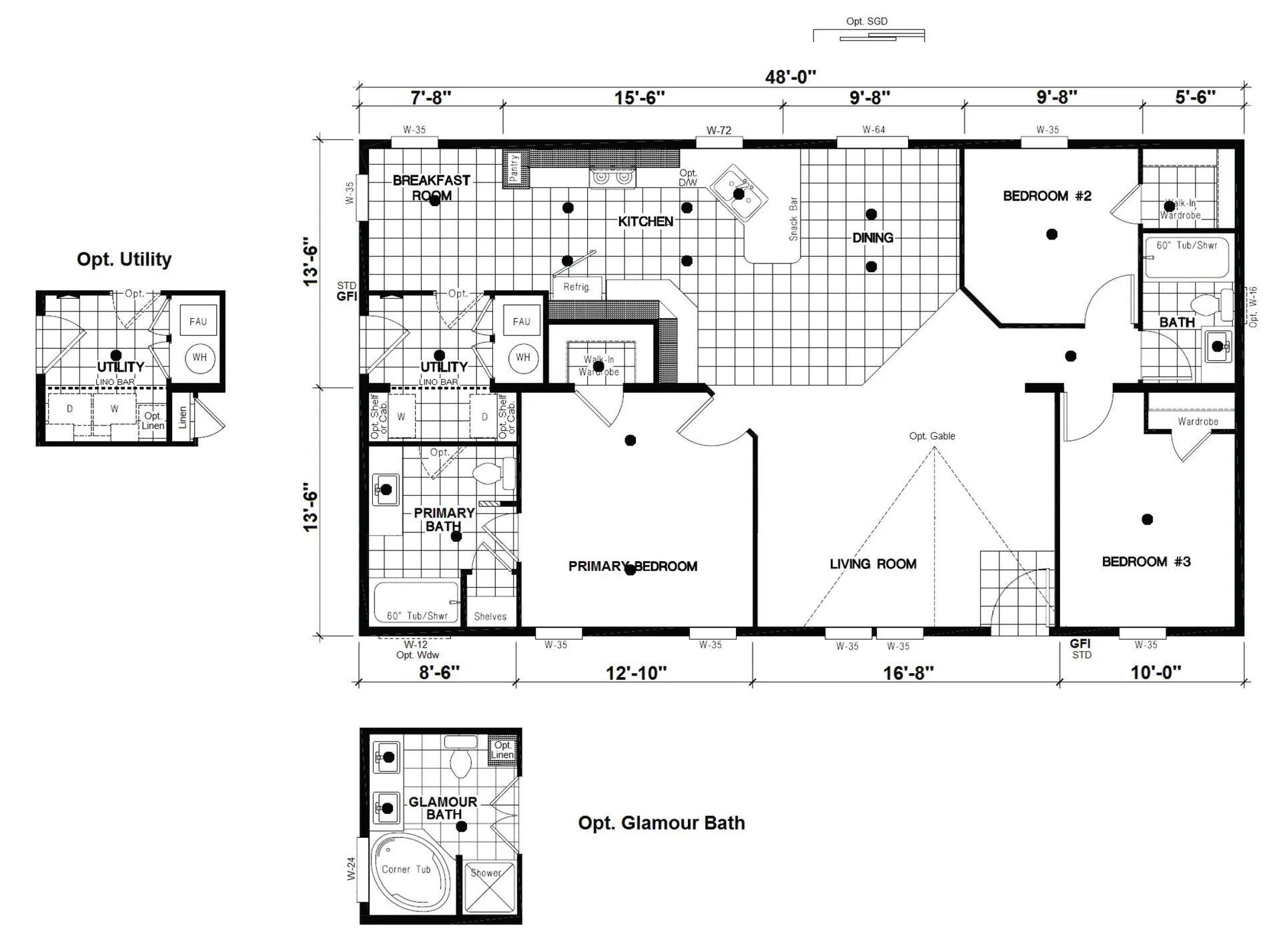 DRM483F 48'              Dream Flooplan
