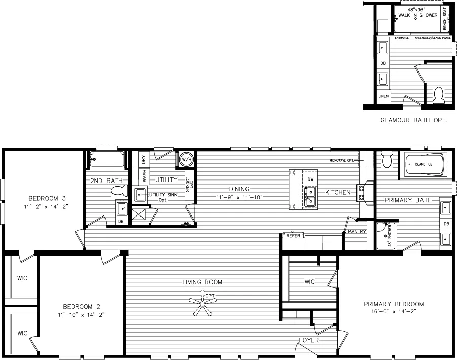 6401 The Bayview HUD Flooplan