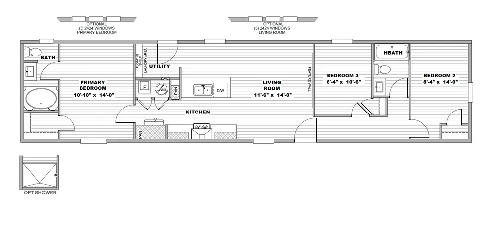 Standard floor plan